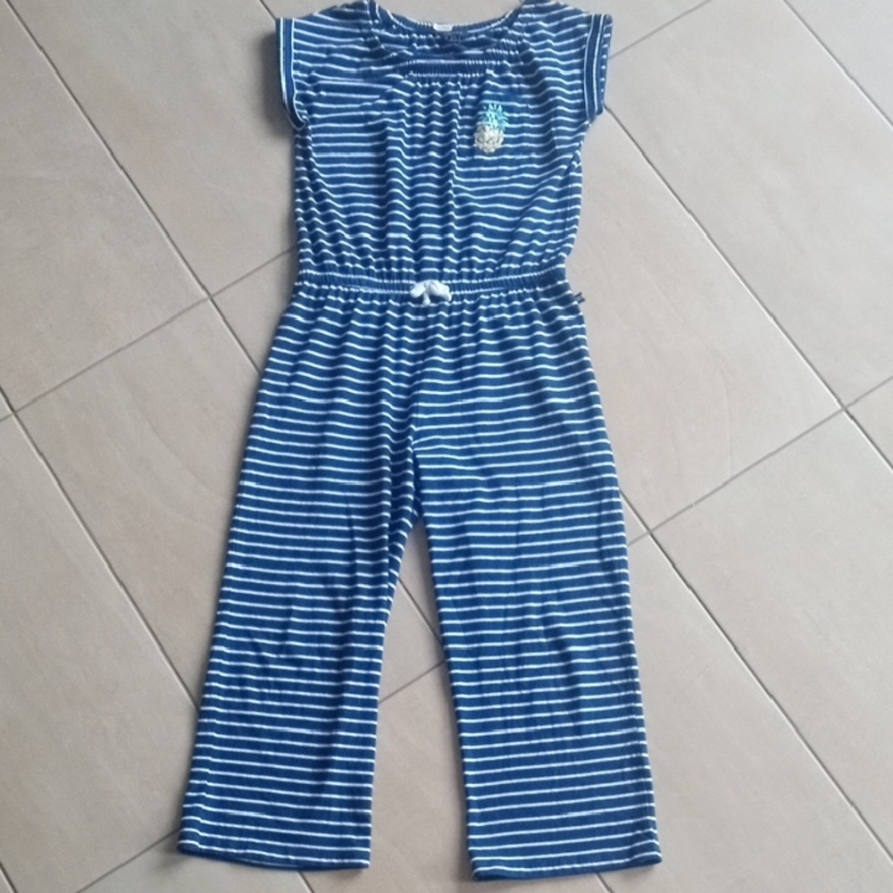 Teen Girls Nautica Navy Striped Romper 🍍